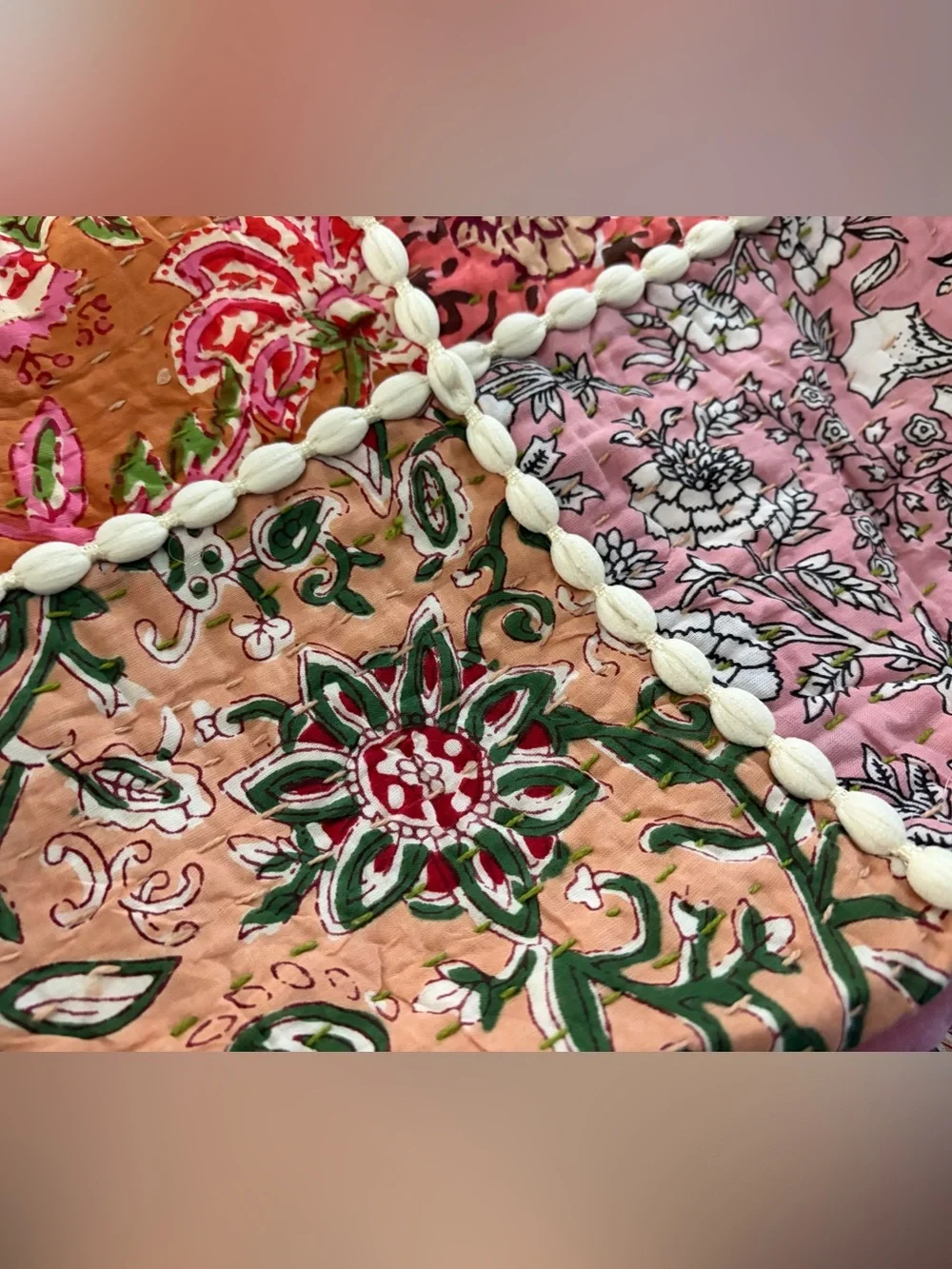 Boho Queen Size Duvet Cover & Shams - Patchwork